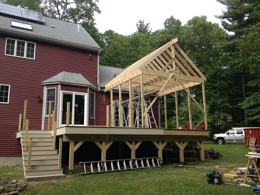 Valois Home Improvements - Porch Remodel - During